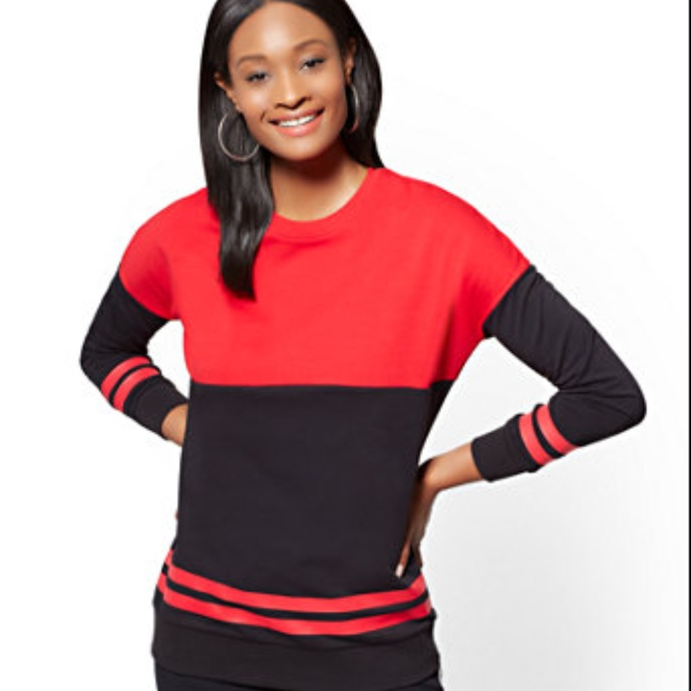 NWT - NY&CO SOHO STREET - COLORBLOCK TUNIC TOP - Picture 1 of 6